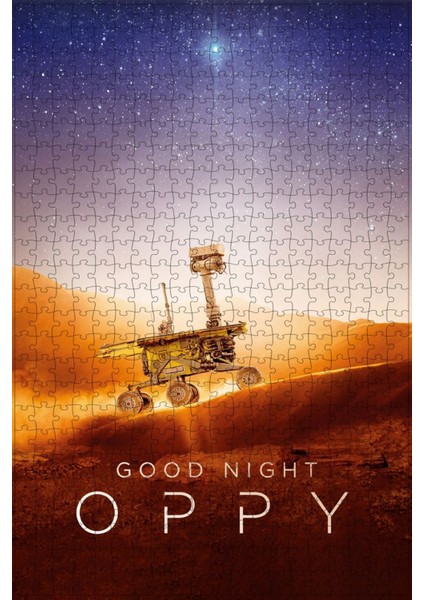Good Night Oppy (2022) Film Posterinin 500 Parça Puzzle Yapbozu Sürüm3