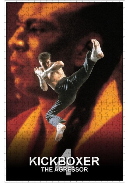 Kickboxer 4: The Aggressor (1994) Film Posterinin 500 Parça Puzzle Yapbozu
