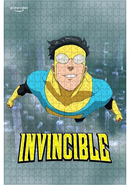 Invincible (2021) Film Posterinin 500 Parça Puzzle Yapbozu Sürüm2
