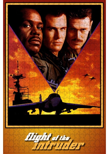Flight Of The Intruder (1991) Film Posterinin 500 Parça Puzzle Yapbozu