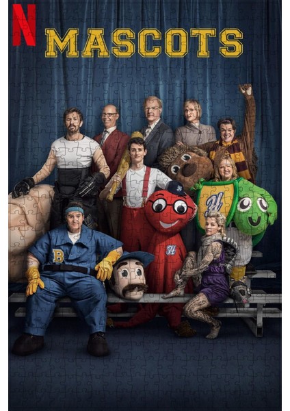 Mascots (2016) Film Posterinin 500 Parça Puzzle Yapbozu