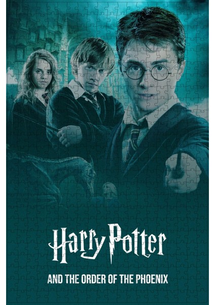 Harry Potter And The Order Of The Phoenix (2007) Film Posterinin 500 Parça Puzzle Yapbozu S64