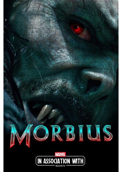Morbius (2022) Film Posterinin 500 Parça Puzzle Yapbozu Sürümx2