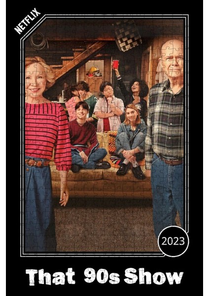 That '90S Show (2023) Film Posterinin 500 Parça Puzzle Yapbozu SÜRÜM14