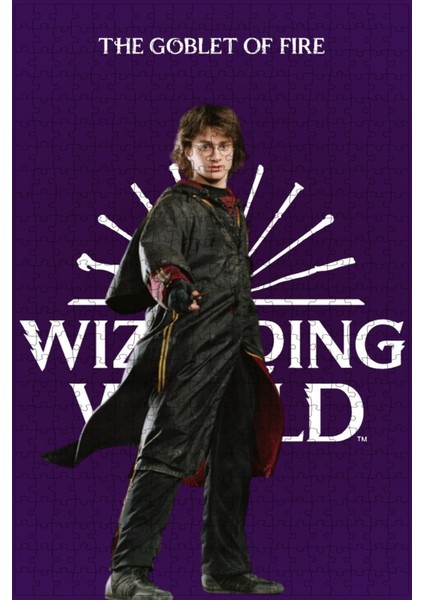 Harry Potter And The Goblet Of Fire (2005) Film Posterinin 500 Parça Puzzle Yapbozu Sürüm6