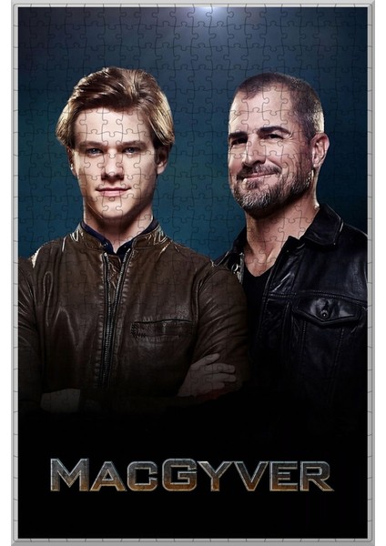 Macgyver (2016) Film Posterinin 500 Parça Puzzle Yapbozu Sürüm2