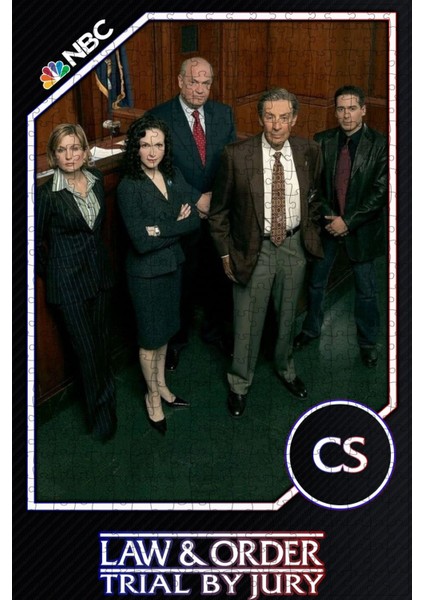 Law & Order: Trial By Jury (2005) Film Posterinin 500 Parça Puzzle Yapbozu