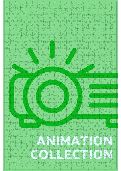 Animation Film Posterinin 500 Parça Puzzle Yapbozu C69