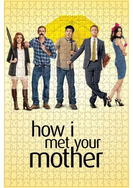 How I Met Your Mother (2005) Film Posterinin 500 Parça Puzzle Yapbozu