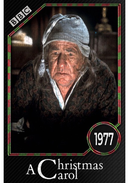 A Christmas Carol (1977) Film Posterinin 500 Parça Puzzle Yapbozu