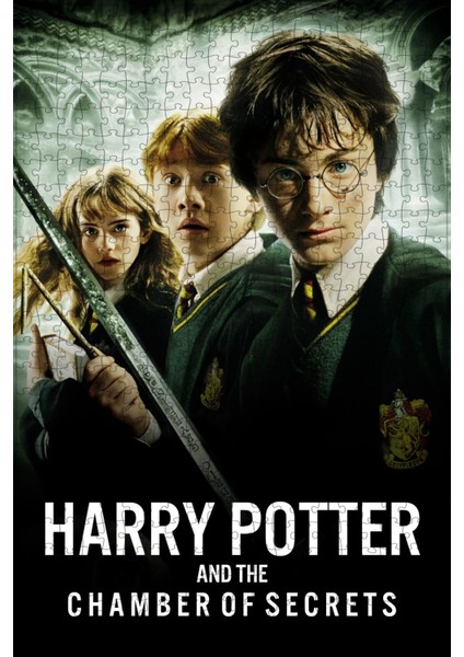 Harry Potter And The Chamber Of Secrets (2002) Film Posterinin 500 Parça Puzzle Yapbozu Sürüm4 G33