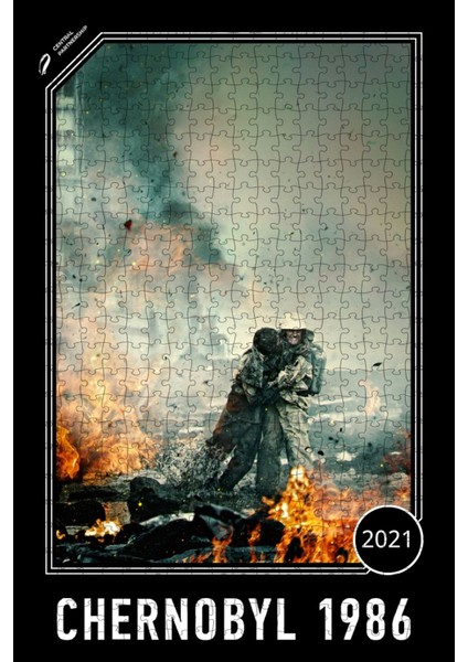 Chernobyl: Abyss (2021) Film Posterinin 500 Parça Puzzle Yapbozu Sürüm2