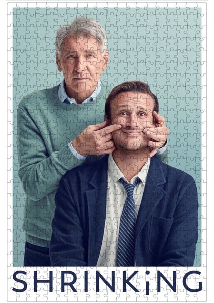 Shrinking (2023) Film Posterinin 500 Parça Puzzle Yapbozu Sürüm4