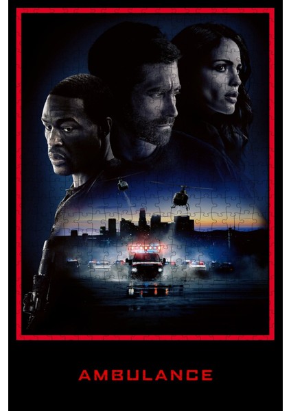 Ambulance (2022) Film Posterinin 500 Parça Puzzle Yapbozu Sürüm8