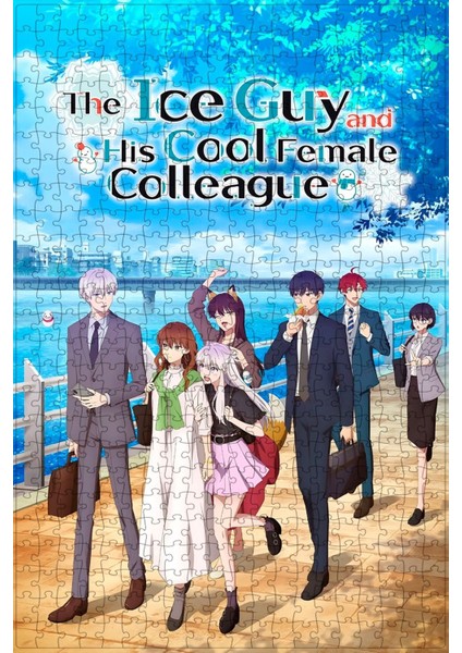 The Ice Guy And His Cool Female Colleague (2023) Film Posterinin 500 Parça Puzzle Yapbozu