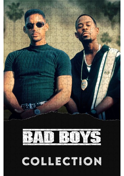 Bad Boys Collection Film Posterinin 500 Parça Puzzle Yapbozu J28