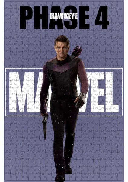 Hawkeye (2021) Film Posterinin 500 Parça Puzzle Yapbozu H43