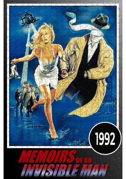 Memoirs Of An Invisible Man (1992) Film Posterinin 500 Parça Puzzle Yapbozu