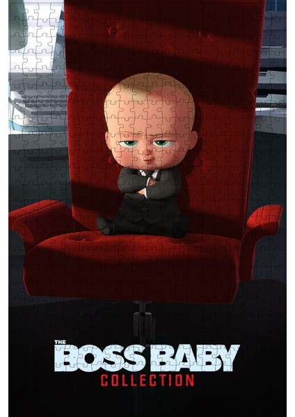 The Boss Baby Collection Film Posterinin 500 Parça Puzzle Yapbozu C84
