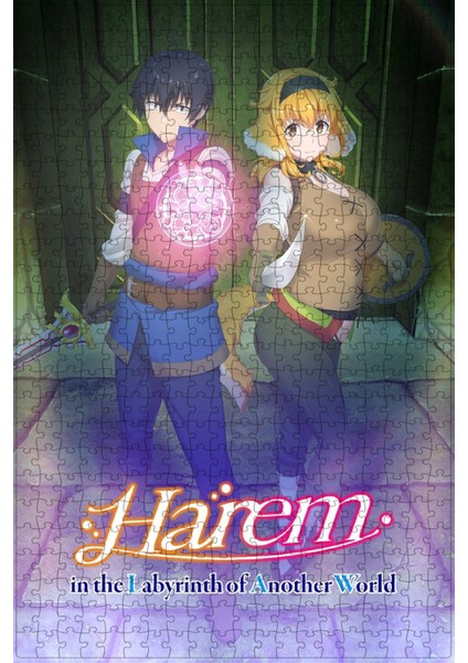 Harem In The Labyrinth Of Another World (2022) Film Posterinin 500 Parça Puzzle Yapbozu