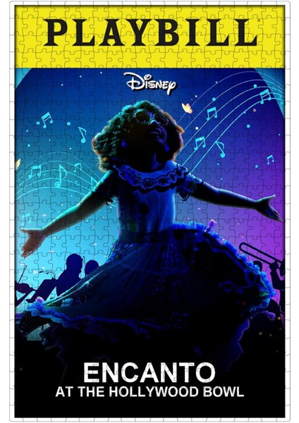 Encanto At The Hollywood Bowl (2022) Film Posterinin 500 Parça Puzzle Yapbozu P1