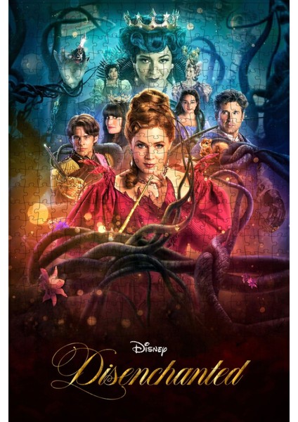 Disenchanted (2022) Film Posterinin 500 Parça Puzzle Yapbozu Sürüm6