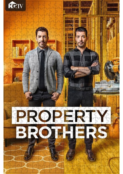 Property Brothers (2011) Film Posterinin 500 Parça Puzzle Yapbozu