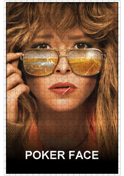 Poker Face (2023) Film Posterinin 500 Parça Puzzle Yapbozu SÜRÜM12
