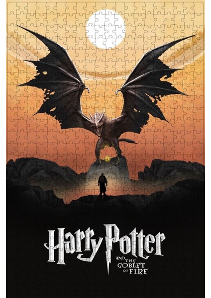 Harry Potter And The Goblet Of Fire (2005) Film Posterinin 500 Parça Puzzle Yapbozu Sürüm2 E60
