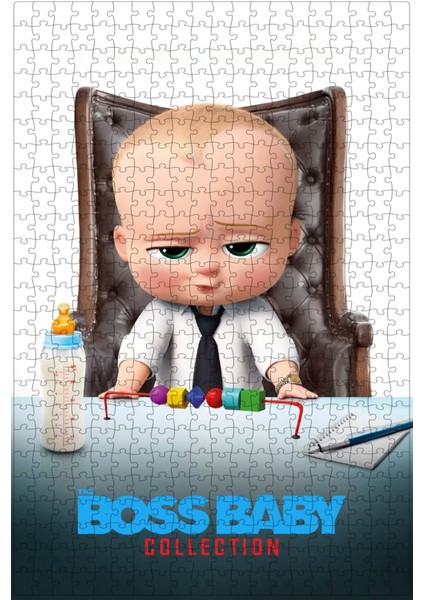 The Boss Baby Collection Film Posterinin 500 Parça Puzzle Yapbozu Sürüm2 C87