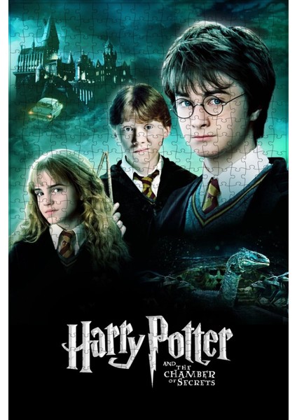 Harry Potter And The Chamber Of Secrets (2002) Film Posterinin 500 Parça Puzzle Yapbozu Sürüm2 F27
