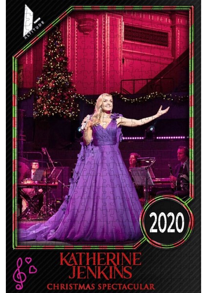 Katherine Jenkins Christmas Spectacular (2020) Film Posterinin 500 Parça Puzzle Yapbozu