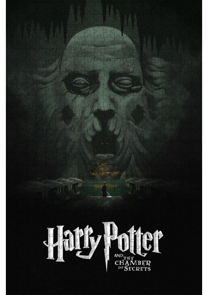Harry Potter And The Chamber Of Secrets (2002) Film Posterinin 500 Parça Puzzle Yapbozu Sürüm3 F34
