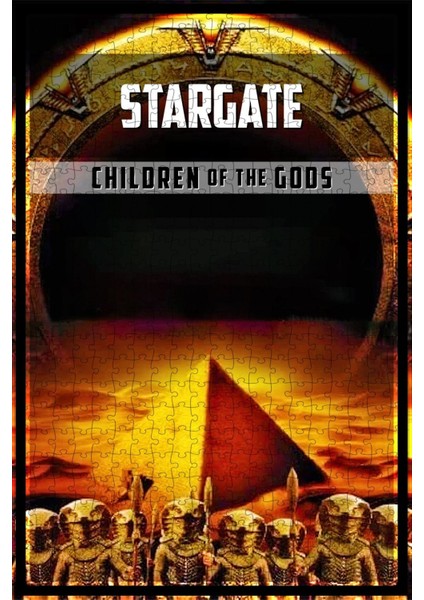 Stargate Sg-1: Children Of The Gods (1997) Film Posterinin 500 Parça Puzzle Yapbozu Sürüm2
