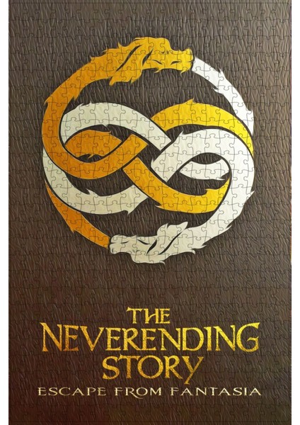 The Neverending Story Iıı (1994) Film Posterinin 500 Parça Puzzle Yapbozu Sürüm2
