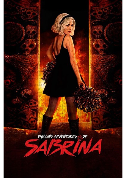 Chilling Adventures Of Sabrina (2018) Film Posterinin 500 Parça Puzzle Yapbozu Sürüm6