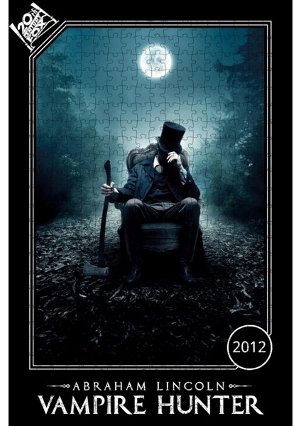 Abraham Lincoln: Vampire Hunter (2012) Film Posterinin 500 Parça Puzzle Yapbozu Sürüm2