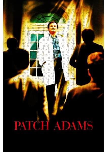 Patch Adams (1998) Film Posterinin 500 Parça Puzzle Yapbozu Sürüm3