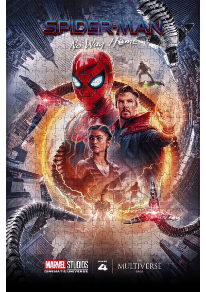 Spider-Man: No Way Home (2021) Film Posterinin 500 Parça Puzzle Yapbozu SÜRÜM19