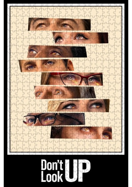 Don't Look Up (2021) Film Posterinin 500 Parça Puzzle Yapbozu Sürüm2