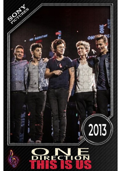 One Direction: This Is Us (2013) Film Posterinin 500 Parça Puzzle Yapbozu