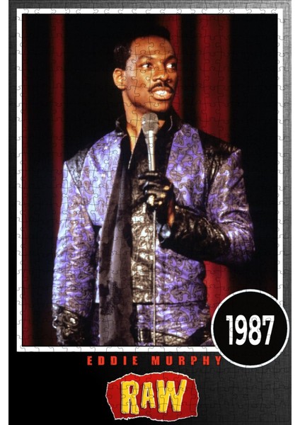 Eddie Murphy Raw (1987) Film Posterinin 500 Parça Puzzle Yapbozu