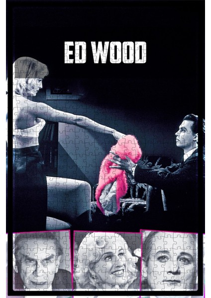 Ed Wood (1994) Film Posterinin 500 Parça Puzzle Yapbozu
