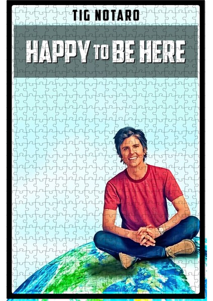 Tig Notaro: Happy To Be Here (2018) Film Posterinin 500 Parça Puzzle Yapbozu Sürüm2