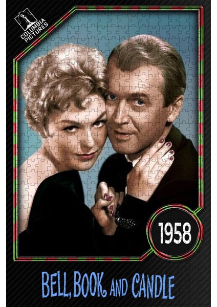 Bell, Book And Candle (1958) Film Posterinin 500 Parça Puzzle Yapbozu