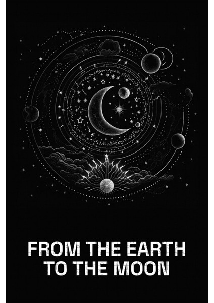 From The Earth To The Moon (1998) Film Posterinin 500 Parça Puzzle Yapbozu Sürüm4