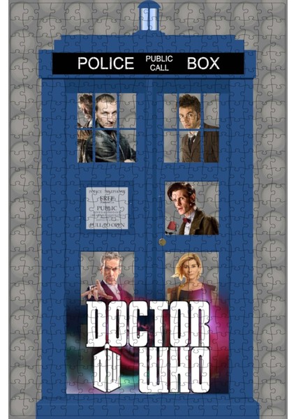 Doctor Who (2005) Film Posterinin 500 Parça Puzzle Yapbozu Z51