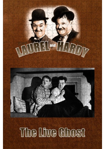 The Live Ghost (1934) Film Posterinin 500 Parça Puzzle Yapbozu