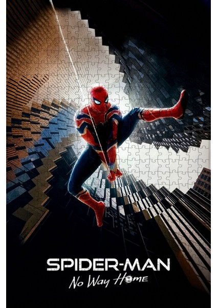 Spider-Man: No Way Home (2021) Film Posterinin 500 Parça Puzzle Yapbozu Sürüm8