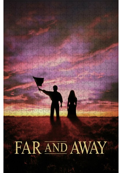 Far And Away (1992) Film Posterinin 500 Parça Puzzle Yapbozu